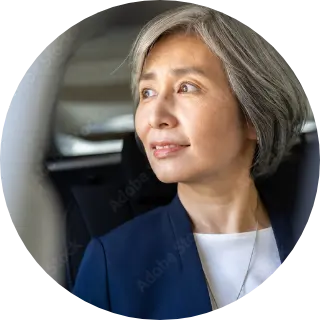 お店で働く女性