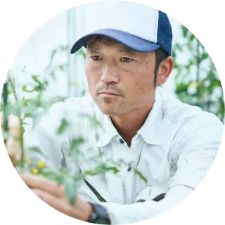 お店で働く女性