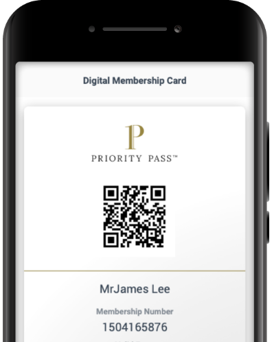 プライオリティ・パス会員証